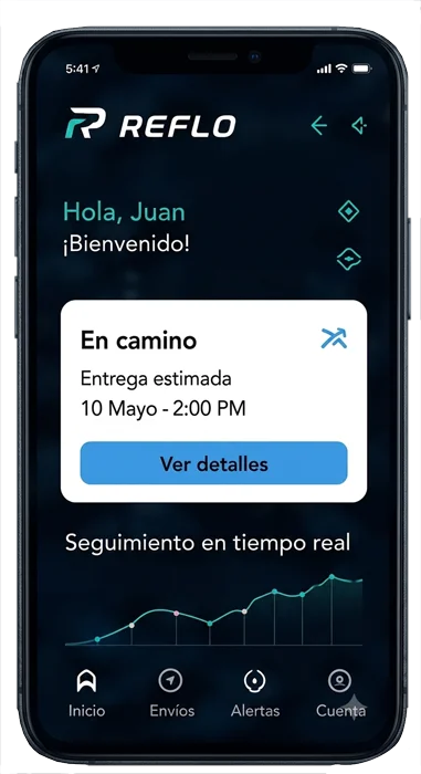 seguimiento envios reflo app movil